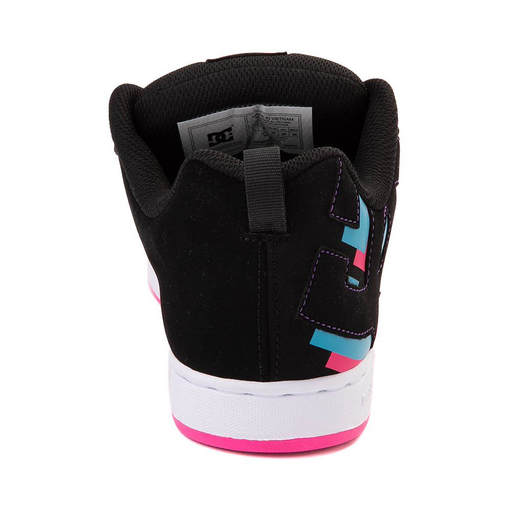 Womens DC Court Graffik Skate Shoe Neon Lights Journeys