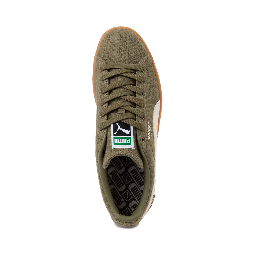 Puma Men's Madrid Perforated Suede Sneaker, Black White Team