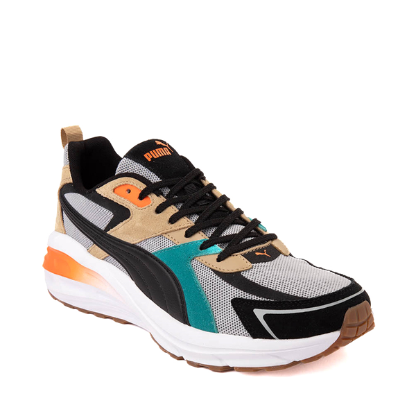 Mens PUMA Hypnotic LS Athletic Shoe - Cool Gray / Black / Rickie Orange ...