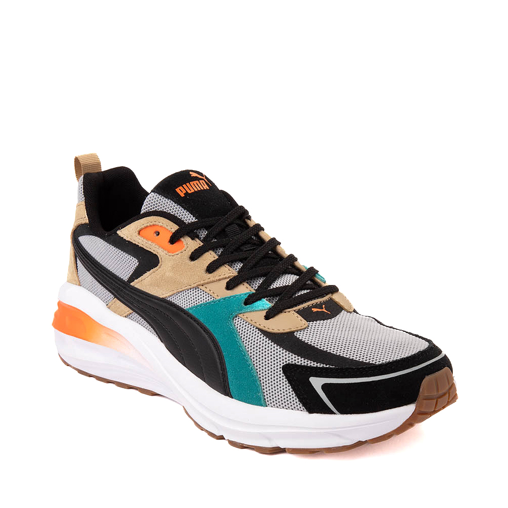 Mens PUMA Hypnotic LS Athletic Shoe - Cool Gray / Black / Rickie Orange ...