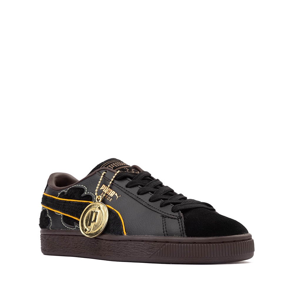 Mens PUMA x One Piece Suede Blackbeard Athletic Shoe - Black