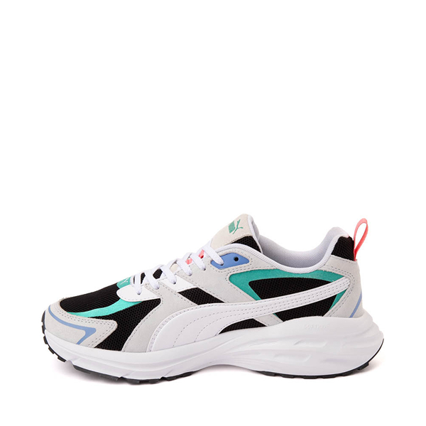 Womens PUMA Hypnotic LS Athletic Shoe - Black / White Silver Mist Sparkling Green Pink