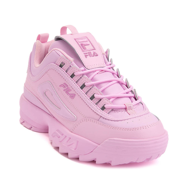 Womens Fila Disruptor 2 Premium Athletic Shoe - Pirouette Pink Monochrome