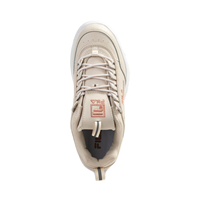 Womens Fila Disruptor Platform Wedge Athletic Shoe Whitecap Gray Cork Rose Gold Journeys