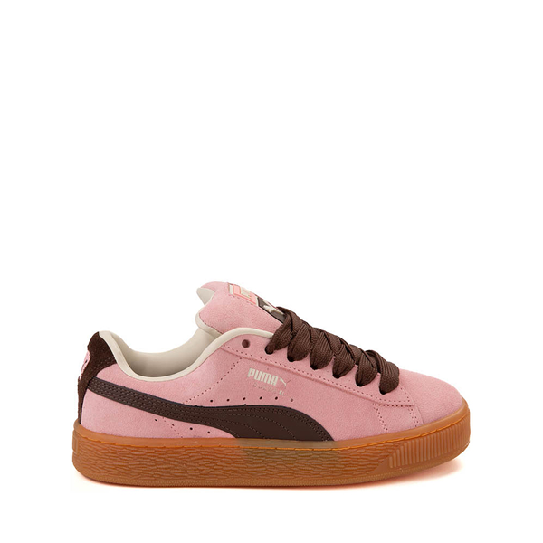 PUMA Suede XL Skate Sneaker - Big Kid Peach Smoothie / Chestnut Brown Frosted Ivory