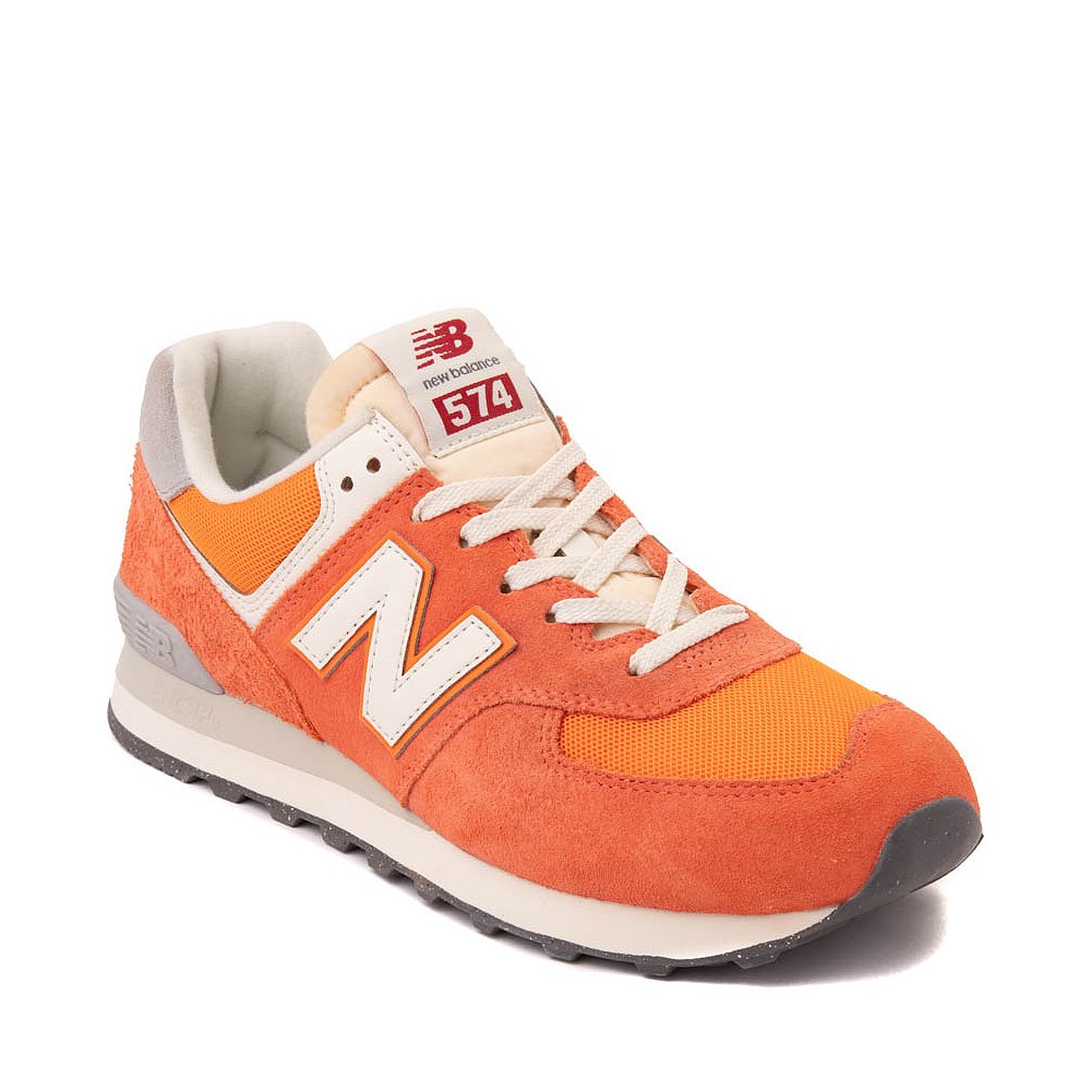 Mens New Balance 574 Athletic Shoe - Orange | Journeys