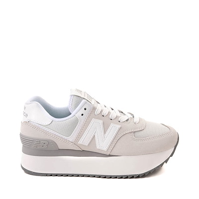 Womens New Balance 574+ Athletic Shoe - Reflection / Raincloud