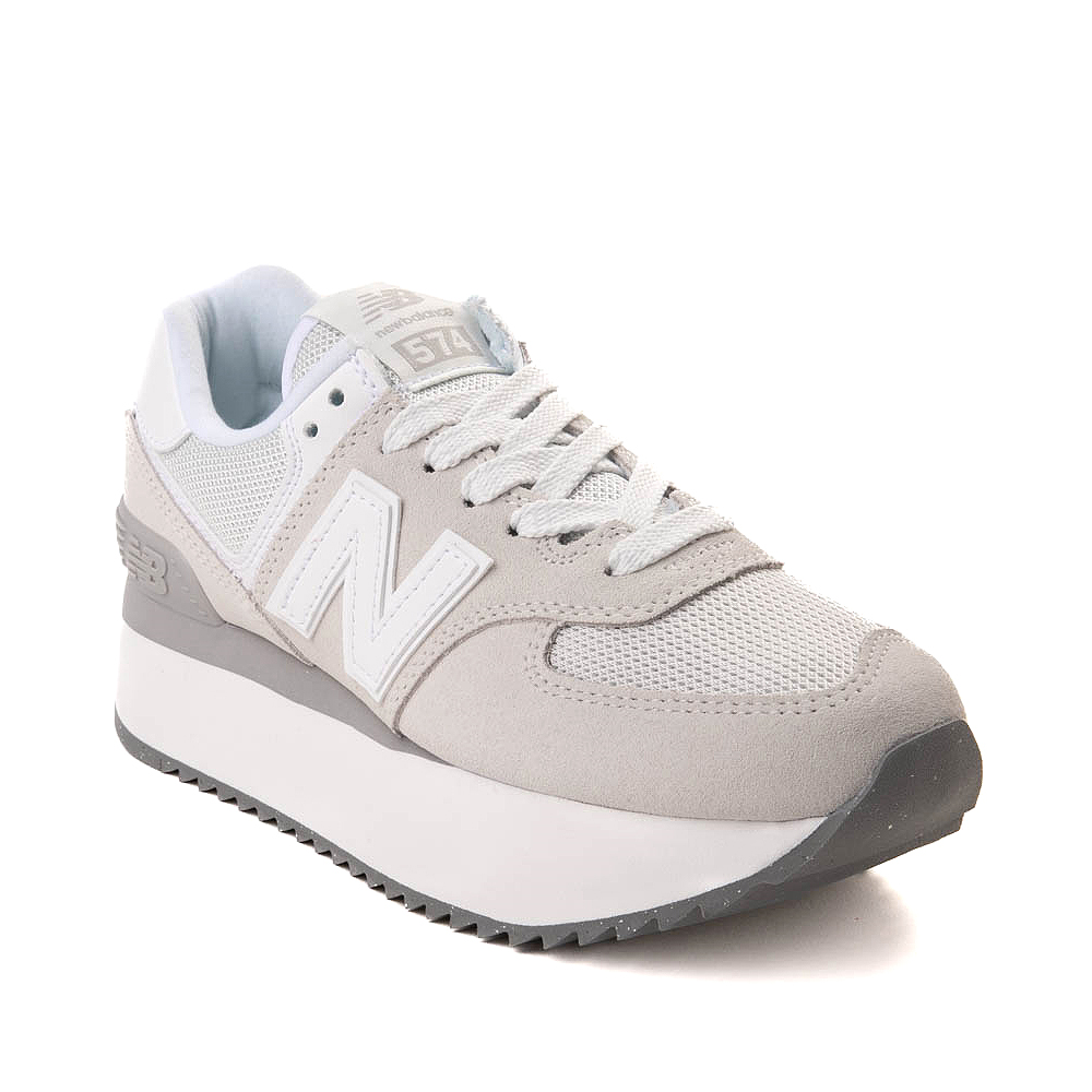 Womens New Balance 574+ Athletic Shoe - Reflection / Raincloud | Journeys