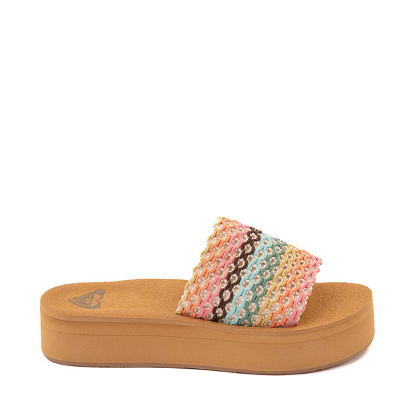 Womens Roxy Dayzie Slide Sandal - Multicolor