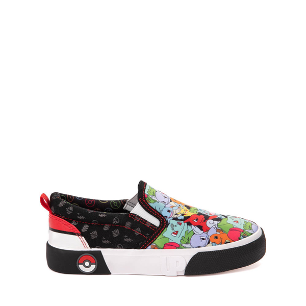 Ground Up Pokémon Slip-On Sneaker - Little Kid / Big Kid - Black / Multicolor
