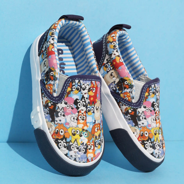 Ground Up Bluey Slip-On Sneaker - Toddler / Little Kid - Blue / Multicolor