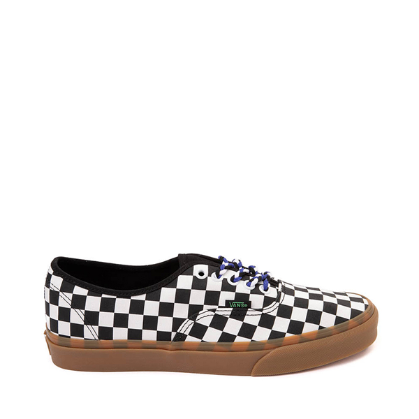 Vans Authentic Checkerboard Skate Shoe - Black / White | Journeys