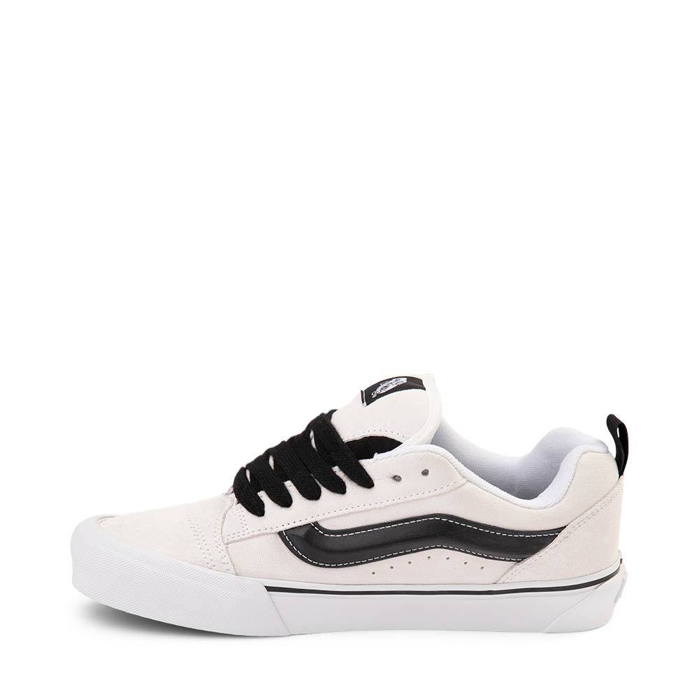 Vans Knu Skool Skate Shoe - White / Black | Journeys