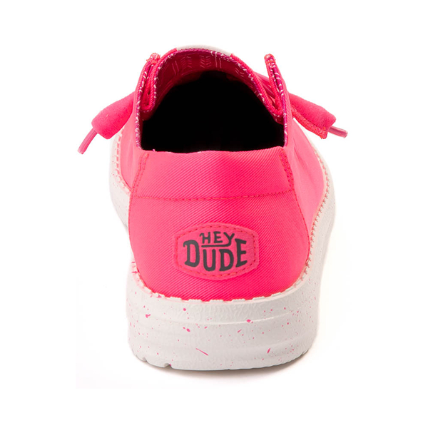 Womens HEYDUDE Wendy Stretch Slip-On Casual Shoe - Neon Pink | Journeys