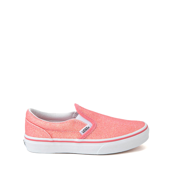 Vans Slip-On Skate Shoe - Little Kid Glitter Pink