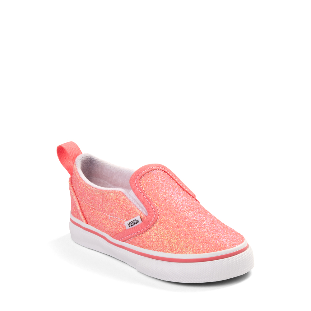 Vans baby pink outlet slip on