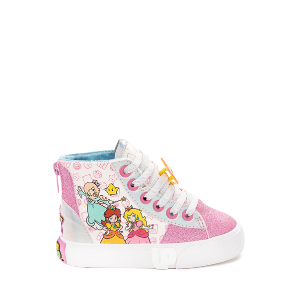 Ground Up Mario Princess Hi Sneaker - Toddler - Light Pink