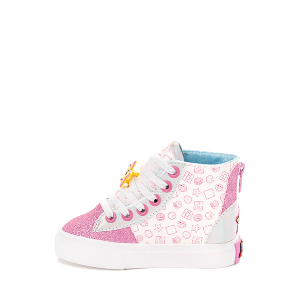 Ground Up Mario Princess Hi Sneaker - Toddler Light Pink