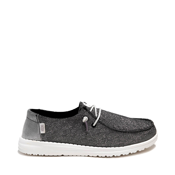 Hey Dude Women's Wendy Stretch Sparkling Slip On Shoes- Grey