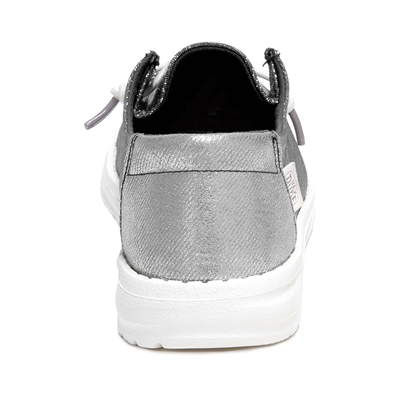 Scarpe Hey Dude Wendy Metallic Sparkle, Moccasin Donna Glitterati - Comode, Flessibili E Con Suola Leggera