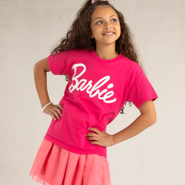 Barbie&trade Retro Tee - Little Kid / Big Hot Pink