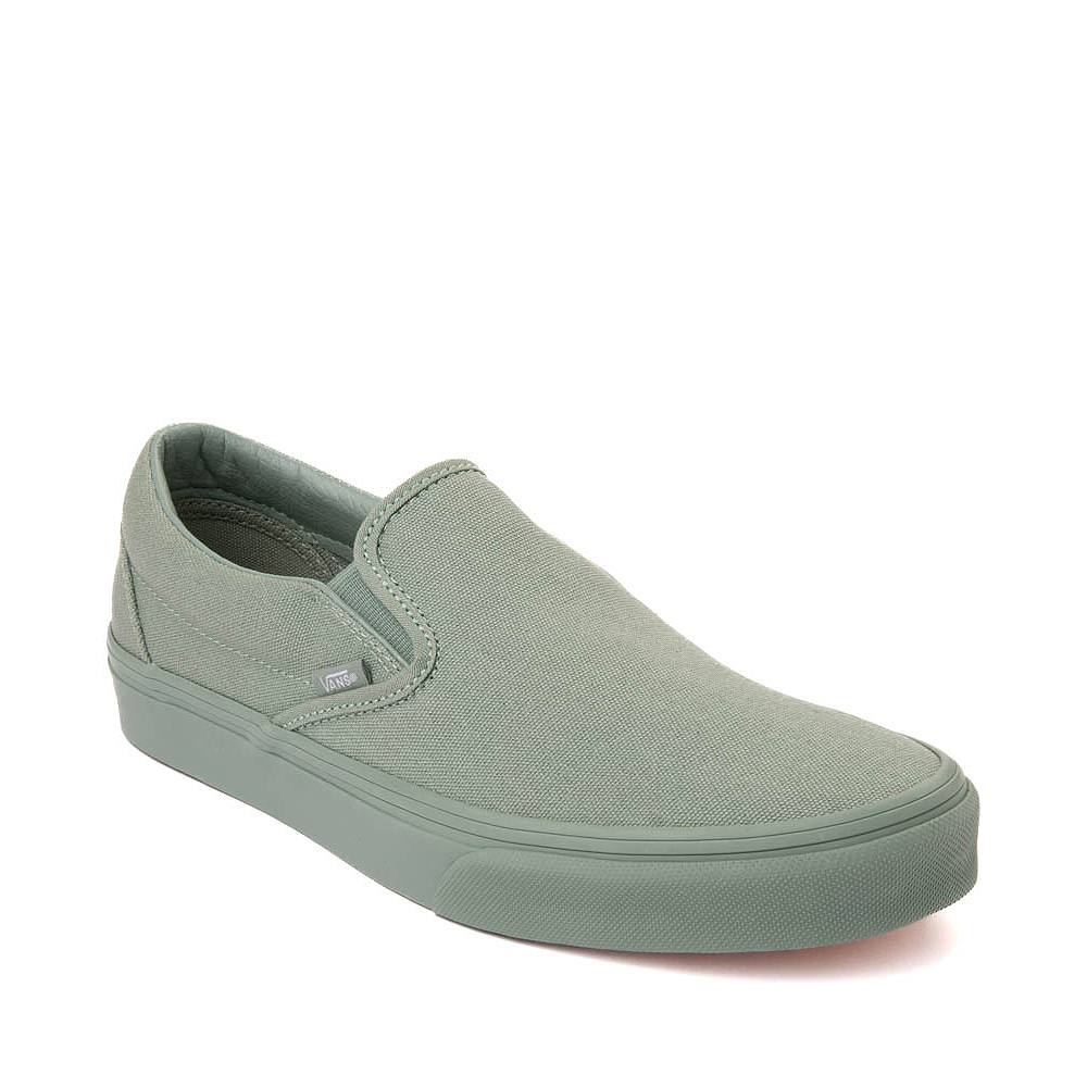 Vans Slip-On Skate Shoe - Green Monochrome | Journeys