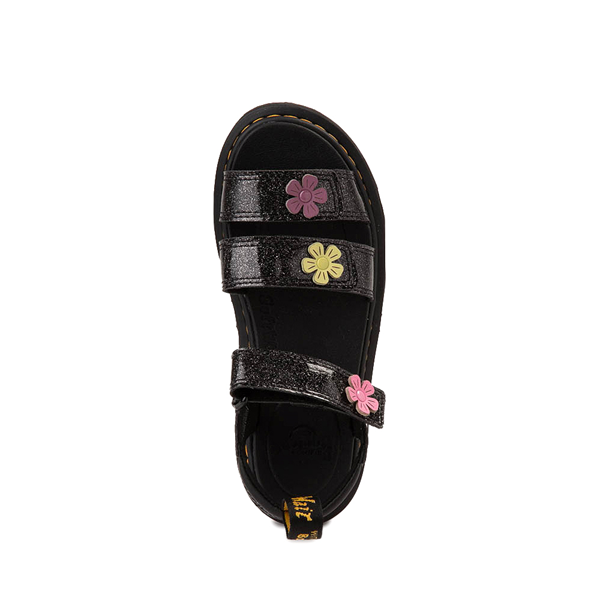 alternate view Dr. Martens Klaire Sandal - Little Kid / Big Kid - Black / FloralALT2