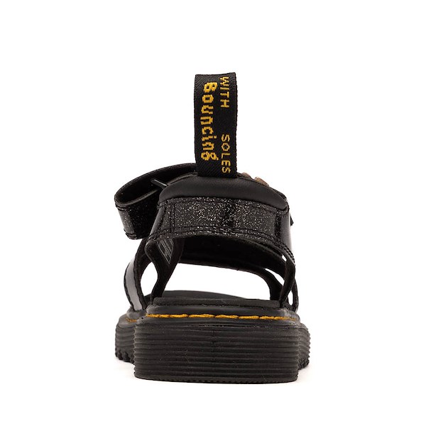 alternate view Dr. Martens Klaire Sandal - Little Kid / Big Kid - Black / FloralALT4