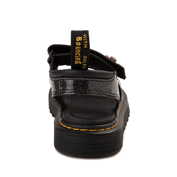 alternate view Dr. Martens Klaire Sandal - Little Kid / Big Kid - Black / FloralALT4