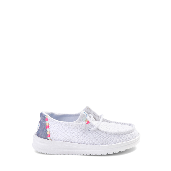 Hey Dude Wendy Boho Crochet Slip-On Casual Shoe - Toddler - White