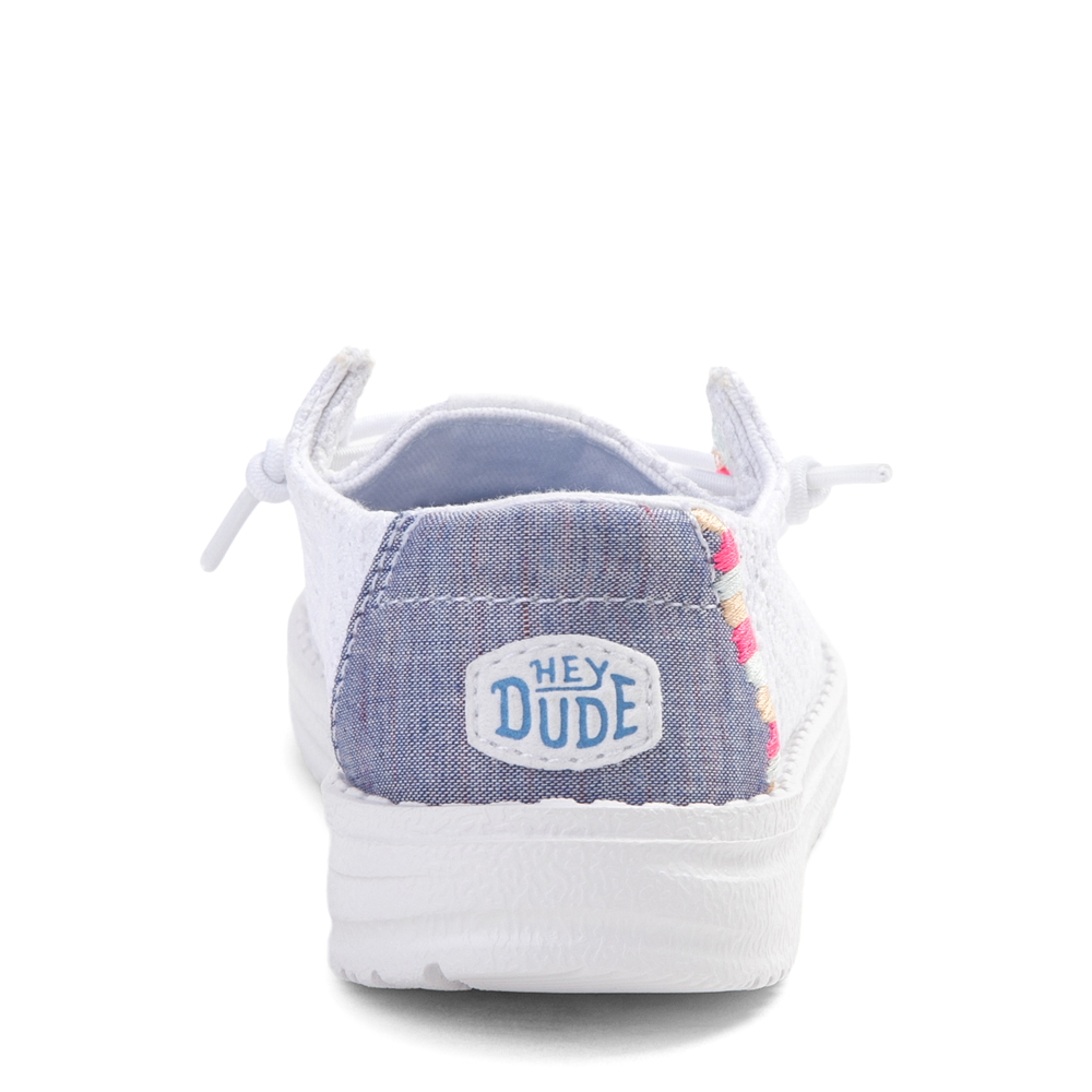 hey dude women's wendy boho white crochet