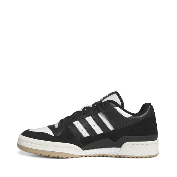 Mens adidas Forum Low CL Athletic Shoe - Core Black / Footwear White Cream