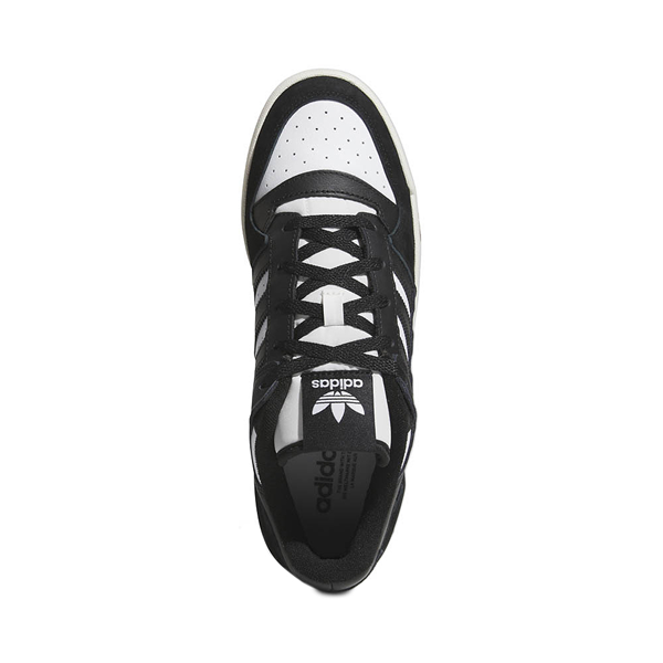 alternate view Mens adidas Forum Low CL Athletic Shoe - Core Black / Footwear White / Cream WhiteALT2