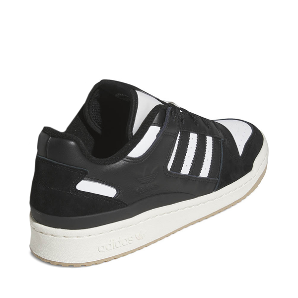 alternate view Mens adidas Forum Low CL Athletic Shoe - Core Black / Footwear White / Cream WhiteALT4