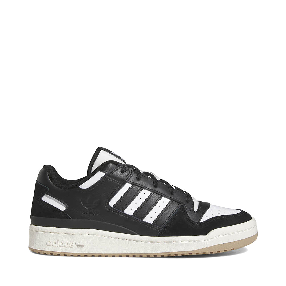 Mens adidas Forum Low CL Athletic Shoe - Core Black / Footwear White / Cream White