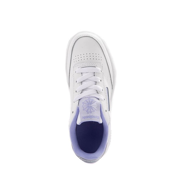 alternate view Reebok Club C Athletic Shoe - Little Kid - White / Lucid Lilac / Lilac GlowALT2