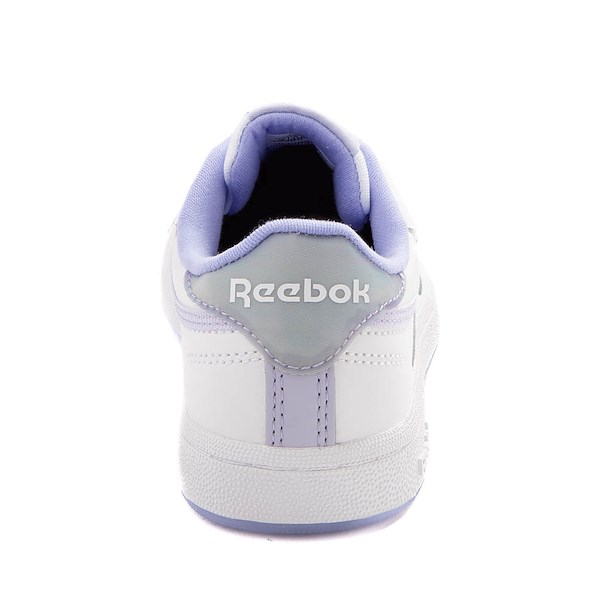 alternate view Reebok Club C Athletic Shoe - Little Kid - White / Lucid Lilac / Lilac GlowALT4