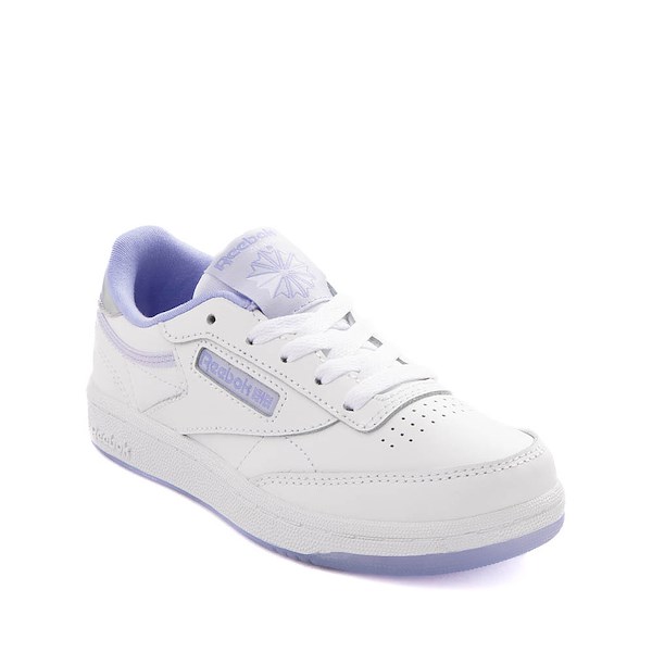 alternate view Reebok Club C Athletic Shoe - Little Kid - White / Lucid Lilac / Lilac GlowALT5