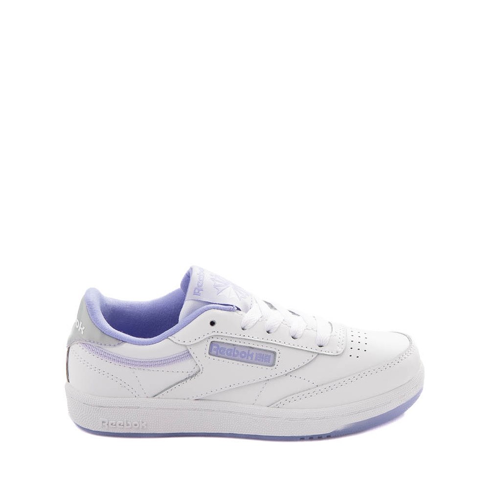 Reebok Club C Athletic Shoe - Little Kid - White / Lucid Lilac / Lilac Glow