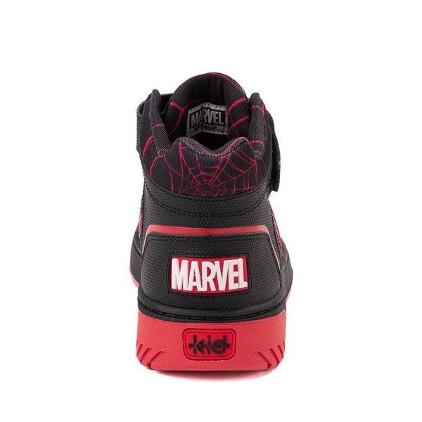 alternate view Kid Power Marvel Spider-Man: Miles Morales Hi Sneaker - Little Kid / Big Kid - Black / RedALT4