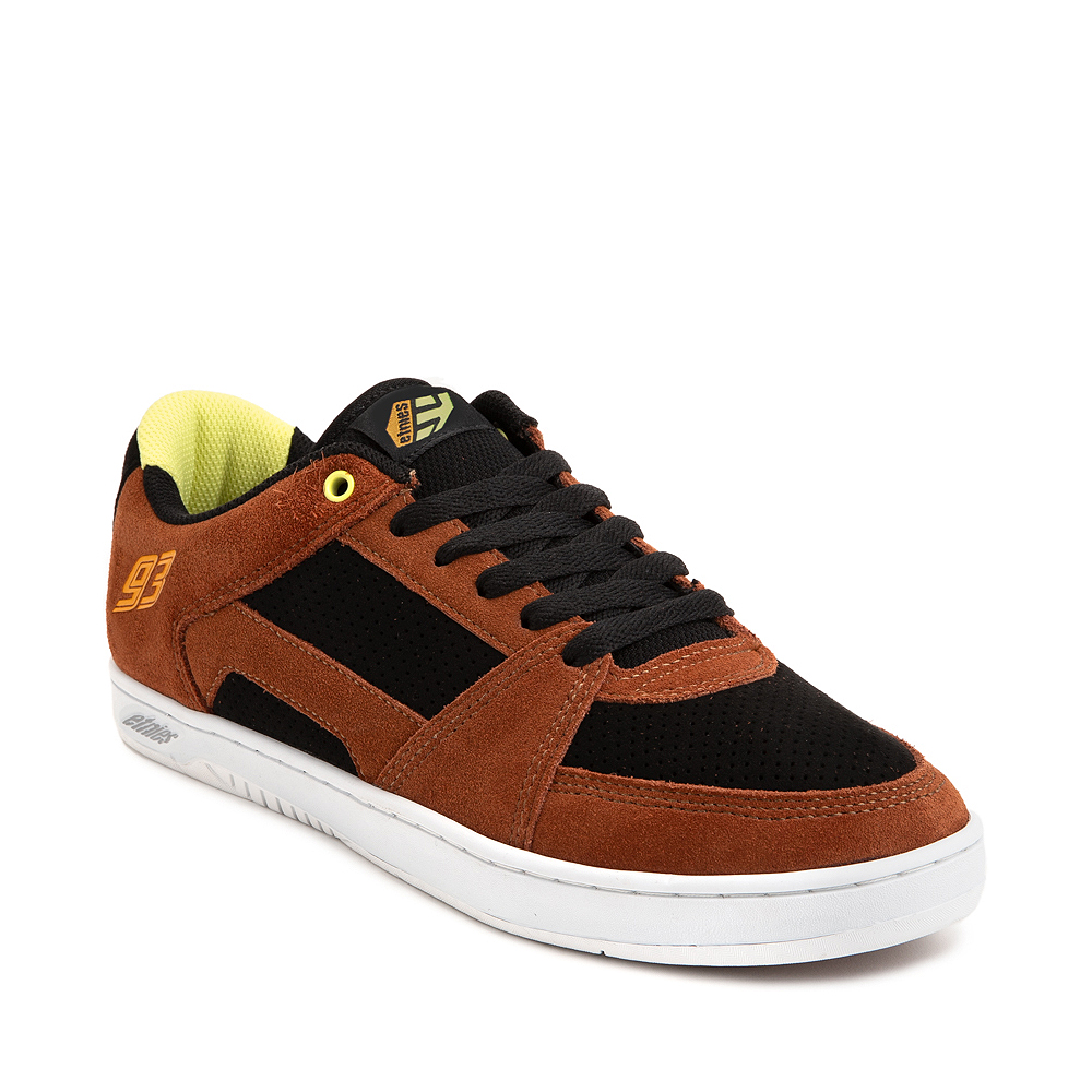 Mens etnies MC Rap Lo Skate Shoe - Brown / Black | Journeys