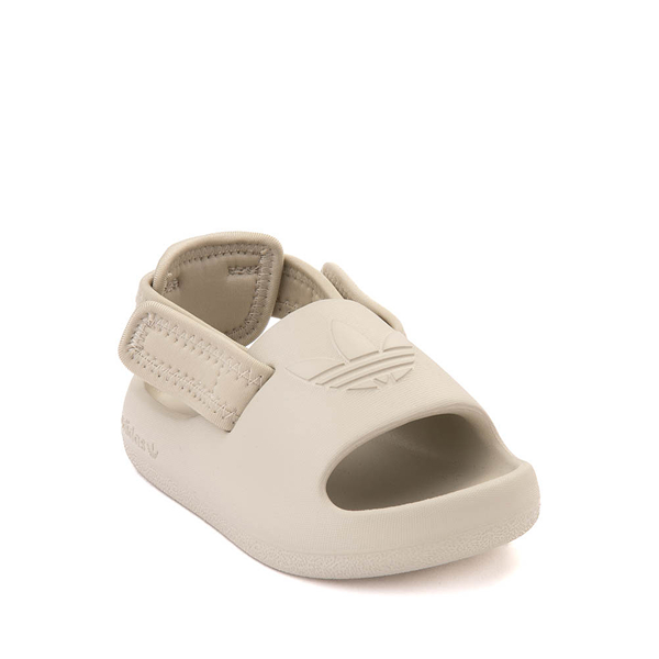 alternate view adidas Adifom Adilette Slide Sandal - Baby / Toddler - Putty GreyALT5