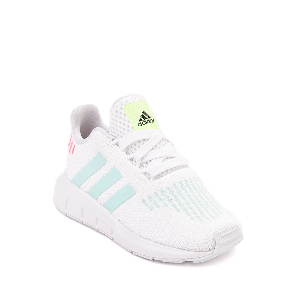 Adidas swift run white cheap and mint