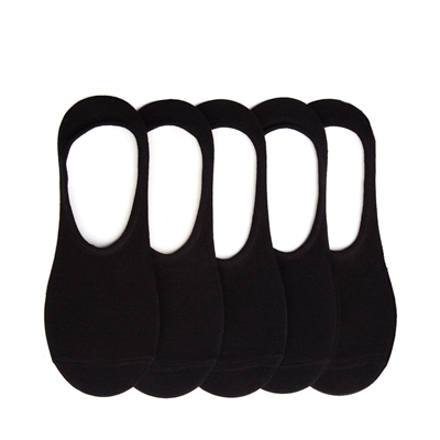 Alternate view of Mens No-Show Liners 5 Pack - Black