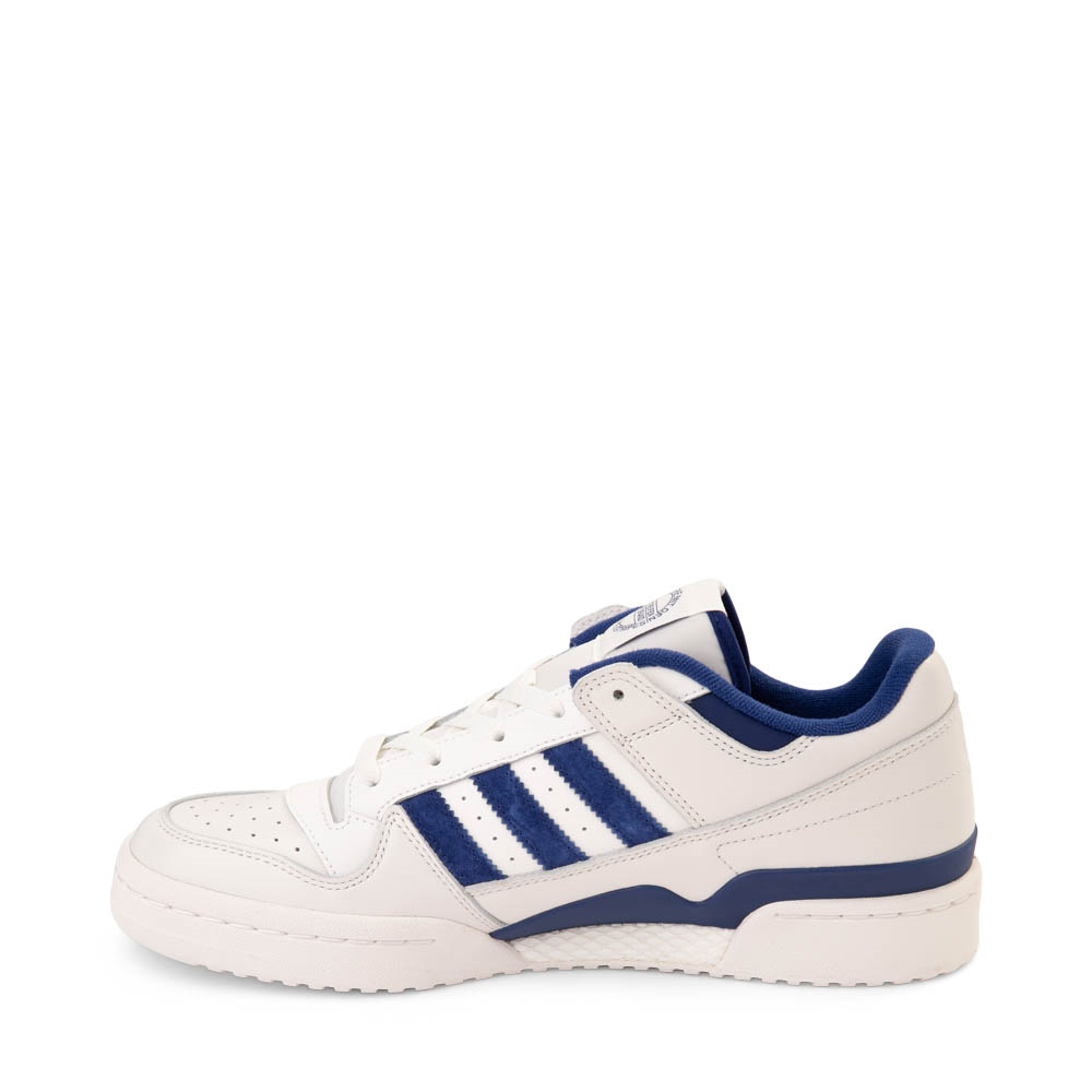 Mens adidas Forum CL Low Athletic Shoe - Cloud White / Victory Blue ...