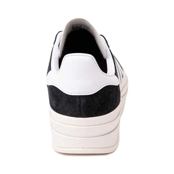 alternate view Womens adidas Gazelle Bold Athletic Shoe - Core Black / Cloud WhiteALT4
