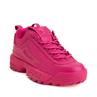 Womens Fila Disruptor 2 Premium Athletic Shoe Fuchsia Rose Journeys