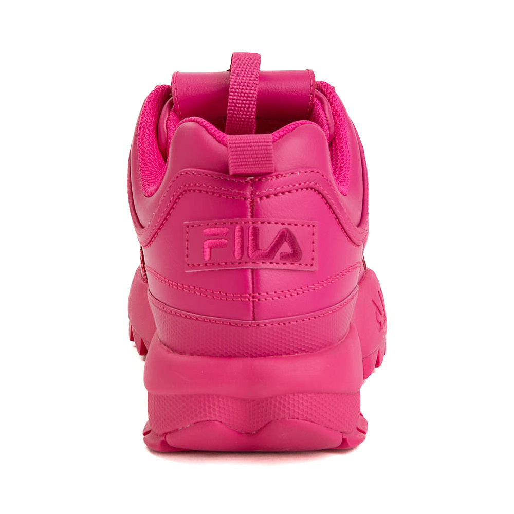 Womens Fila Disruptor 2 Premium Athletic Shoe Fuchsia Rose Journeys