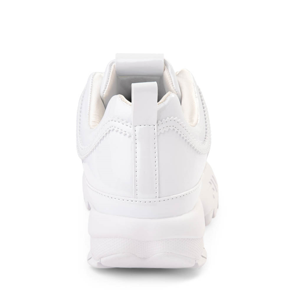 Womens Fila Disruptor 2 Shine Metallic Athletic Shoe - White | Journeys