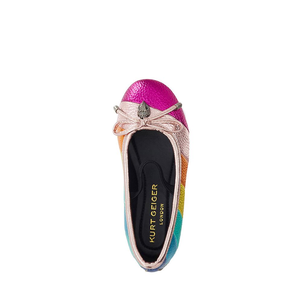 Kurt Geiger Mini Eagle Ballerina Flat - Toddler - Rainbow 